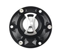 Bouchon de réservoir de carburant CNC pour moto, compatible avec Triumph Daytona 600/650 675/955i Speed Four Triple 955i/1050 Tiger 800/800XC TT600(Sliver)