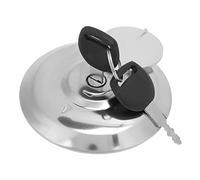 Bouchon de réservoir de carburant de moto avec clés de verrouillage, bouchon de rechange en chrome poli, ajustement direct pour CB1000C CB650 CB750 CM400, construction ABS en