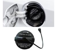 Bouchon de réservoir de carburant de voiture compatible avec Ram 1500 2500 Jeep Wrangler JK & Dodge Charger Challenger Journey & Chrysler 200 300 Town and Country Aspen remplace 52124512AA 52030433AB
