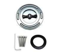 Bouchon De Réservoir De Carburant en Billette CNC pour Moto pour R1200R 2006-2017 R1200GS R1250GS ADV R1200RT Accessoires Bouchon d'essence(Grey Black)