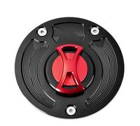 Bouchon de réservoir de carburant pour moto Kawasaki Z800 Z1000 Z750 Ninja 650 ER6N ER6F VERSYS 1000 KLE650 KLZ1000 ZX14 ZX9R ZZR600 (rouge)