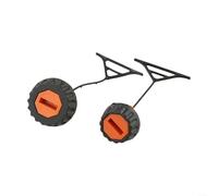 Bouchon de réservoir de carburant pour tronçonneuse et deux bouchons d'huile moteur compatibles avec 020 021 023 024 025 026 028 034 036 038 048 pièces de scie à essence Noir/orange