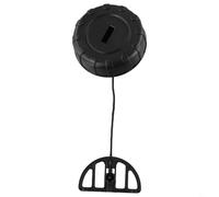 Bouchon de réservoir de carburant pour tronçonneuse MS170, MS180, 017, 018 - Couvercle de remplissage d'huile en plastique avec grille d'aération, 10 cm x 4,6 cm x 2 cm, noir, remplacement (1 pièce)