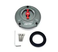 Bouchon De Réservoir De Carburant sans Clé Moto pour Yam&AHA YZF R6 Toutes Années(Gray2)