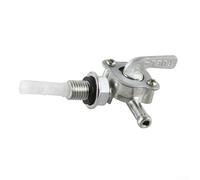 Bouchon de réservoir de carburant secondaire de 5/7 gallons avec valve de robinet, jauge de vidange et filtre pour Honda/générateurs et tondeuses à gazon - Construction en métal/ABS