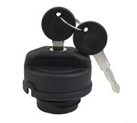 Bouchon de réservoir de carburant verrouillable pour Zafira 1998-2016 Compatible avec essence et modèles Noir ABS Bouchon de carburant avec clé