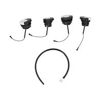 Bouchon de réservoir de gaz, tuyau d'échappement, pièces de rechange durables et résistantes à l'usure pour tronçonneuse 029 MS290 MS310 039 MS390 Matériau ABS 94 g 4 capuchons inclus