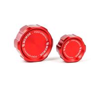 Bouchon De Réservoir De Liquide De Frein Avant Arrière Pour Moto Pour Yamaha MT09 SP Tracer 9 GT YZF R1 R6 R7 YZFR7 YZFR6 MT 09 Trace9GT(Combo Red)