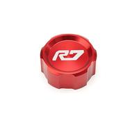 Bouchon De Réservoir De Liquide De Frein Avant Et Arrière En Aluminium Pour YAMAHA YZF R7 YZF-R7 YZFR7 2021 2022(Rear Red)