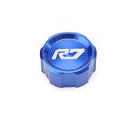 Bouchon De Réservoir De Liquide De Frein Avant Et Arrière En Aluminium Pour YAMAHA YZF R7 YZF-R7 YZFR7 2021 2022(Rear Blue)