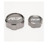 Bouchon De Réservoir De Liquide De Frein Avant Et Arrière En Aluminium Pour YAMAHA YZF R7 YZF-R7 YZFR7 2021 2022(TITANE)