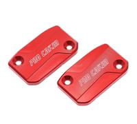 Bouchon de réservoir de liquide de frein et d'embrayage avant CNC for motos KTM 125-500 XC XCF XCW SX SXF EXC EXCF TPI Six Day (2017-2023)(Red)