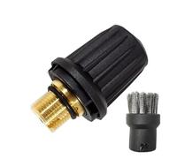 Bouchon de réservoir de nettoyeur vapeur avec soupape de sécurité B26B, compatible avec les modèles Karcher SC1, SC2, CTK10 et SC2D. Couvercle de chaudière avec brosse.