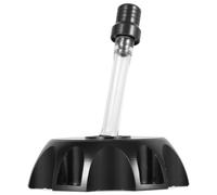 Bouchon de Réservoir D'essence, Capuchon Noir en Aluminium et Plastique | Tuyau D’évent et Valve de Respiration, pour Réservoirs, Usage Général, Style Soigné