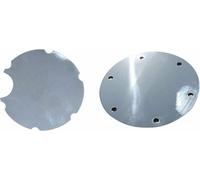 Bouchon de réservoir d'essence Couvercle d'aération extérieur pour Smart ForTwo 450 Jeu de 2 pièces en acier inoxydable