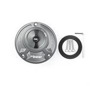 Bouchon De Réservoir D'essence en Aluminium CNC pour Yamaha XT660 Et XT660R 2014, Accessoires Moto sans Clé, 6 Couleurs(Style C)