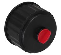 Bouchon de Réservoir D'essence en Plastique Noir pour Bidon Auto | Pièce de Remplacement Étanche, Barrière les Contaminants, pour Jerrican de Course et Atelier