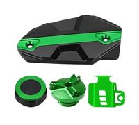 Bouchon de réservoir d'essence pour Moto Couvercle de réservoir de Liquide de Frein Avant Bouchon de Remplissage d'huile pour ER6N VERSYS650 Vulcans 650 Z900 Z650 Z800 (2015-2024) (D/Vert)