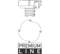 Bouchon de réservoir d'huile de refroidissement MAHLE pour BMW 3
