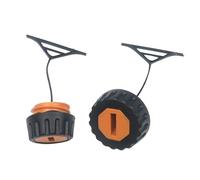 Bouchon de réservoir d'huile de tronçonneuse - ABS50g/set | Couvercle de remplacement de pétrolier de scie à chaîne, outil de jardin à bonne étanchéité, fournitures de remplacement pour magasin, maiso