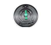 Bouchon De Réservoir Moto Pour Ninja Pour ZX-6R 636 ZX636R 2009-2018 2012 2013 2014 2015 2016 ZX6R Pour ZX 6R Bouchon Réservoir D'essence Sans Clé Pour Moto(Black and Green)