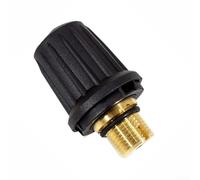 Bouchon de réservoir pour nettoyeur vapeur Karcher SC1 SC2 SC2D CTK10 Couvercle de soupape de sécurité en laiton avec anneau en caoutchouc Doré Noir 85 x 23,8 mm