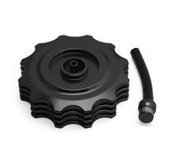 Bouchon De Réservoir pour Suzuki LTA LTF LTZ 250 400 500 Eiger Ozark Quad 44200-29F01 Aluminium Noir Bleu Rouge Argent Bouchon d'essence(Black)