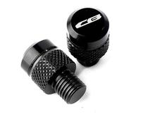 Bouchon de rétroviseur CNC for moto, compatible avec CB500X, CB650R, CB1000R, CB650F, CB600F, CB500F, CB1100, CB1000R(Black-cb)