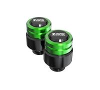 Bouchon de rétroviseur de Moto Compatible avec Z250SL Z250 SL 2014-2023 2022 2021 2020, Bouchon à vis et Capuchon de Tige de Valve de Pneu(Green 8mm)