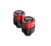 Bouchon de rétroviseur de Moto Compatible avec Z250SL Z250 SL 2014-2023 2022 2021 2020, Bouchon à vis et Capuchon de Tige de Valve de Pneu(Red 10mm)