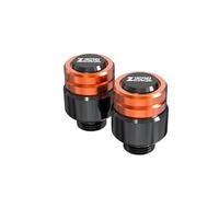 Bouchon de rétroviseur de Moto Compatible avec Z250SL Z250 SL 2014-2023 2022 2021 2020, Bouchon à vis et Capuchon de Tige de Valve de Pneu(Orange 8mm)