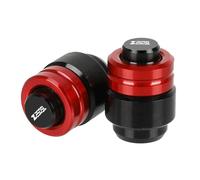 Bouchon de rétroviseur de Moto Compatible avec Z250SL Z250 SL 2014-2023 2022 2021 2020, Bouchon à vis et Capuchon de Tige de Valve de Pneu(Red Valve Caps)