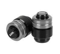 Bouchon de rétroviseur de Moto Compatible avec Z250SL Z250 SL 2014-2023 2022 2021 2020, Bouchon à vis et Capuchon de Tige de Valve de Pneu(Gray Valve Caps)