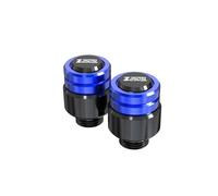 Bouchon de rétroviseur de Moto Compatible avec Z250SL Z250 SL 2014-2023 2022 2021 2020, Bouchon à vis et Capuchon de Tige de Valve de Pneu(Blue 8mm)