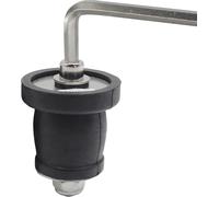 Bouchon de siphon démontable en L avec clé hexagonale, réglable de 65 à 85 mm, pour bonde de sol, anti-retour et anti-fuite, pour salle de bain, cave et cuisine, acier inoxydable