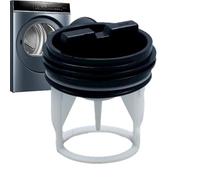 Bouchon de sortie de vidange de laveuse - Couvercle du port de vidange de machine à laver, filtre anti-peluches | Pièce de rechange pour le linge pour un entretien propre, prévention des fuites, insta