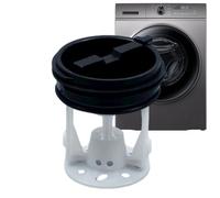 Bouchon de sortie de vidange de machine à laver, couvercle de pompe de drainage de laveuse, Couvercle de bouchon de sortie de vidange de machine à laver, Pièce de rechange pour linge, filtre à peluche