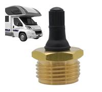 Bouchon de soufflage d'air pour camping-car - Raccord de soufflage pour conduites d'eau, installation sanitaire de camping-car pour l'hiver | Bouchons de soufflage en cuivre, compatibles avec bouchons
