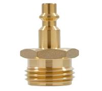 Bouchon de soufflage pour hivernage de camping-car - Adaptateur Winterize | Adaptateur de robinet en laiton pour camping-car, prise à connexion rapide, bouchon de soufflage pour hivernage de