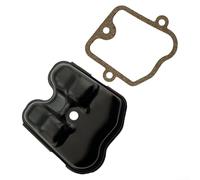 Bouchon de soupape et joint compatible BR800X, BR800C, BR800 - Pièce de rechange 4283 029 0500 - Matériau robuste pour étanchéité - Montage facile sans outil - Noir - Kit de bouchons de valve (A)