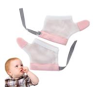 Bouchon De Succion Du Pouce - Protège-doigts Réglable 1 Paire, Protège-pouce Respirant, Dispositif Anti-aspiration Pour Avec Matériau En Polyester Doux | Aide À La Formation D'habitudes Pour L