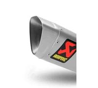 Akrapovic V-ec227 Titanium Muffler End Cap Argenté