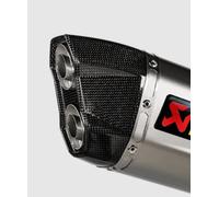 Akrapovic V-ec373 Muffler End Cap Argenté