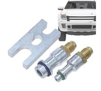 Bouchon de test de fuite d'air conditionné | Connecteur de tuyau de détection de fuite - Plug pour essai de tuyaux AC pour l'atelier de garage et mécanique