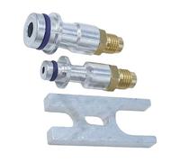 Bouchon de test de fuite de climatiseur - Bouchon de détection, bouchon-de climatisation | Outil de tuyau haute résistance, raccord d'entretien durable pour véhicule, garage, mécanicien, atelier autom