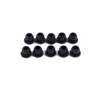 Bouchon de Trou Conique Couvercle d ' étanchéité en Silicone avec Collier à Bride, Paquet de 10 Bouchons à Pression pour Ouvertures inutilisées Bouchon de Trou Conique Couvercle d ' Ouverture de en à