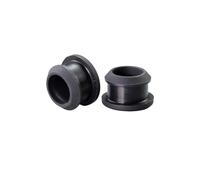 Bouchon de trou conique en caoutchouc de Silicone, extrémité d'obturation de type T, bouchon de joint, Inserts de Tube de tuyau, poussière de bonde 2.5-10mm(Black,4mm(10Pcs))