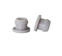 Bouchon de trou conique en caoutchouc de Silicone, extrémité d'obturation de type T, bouchon de joint, Inserts de Tube de tuyau, poussière de bonde 2.5-10mm(Gray,4mm(10Pcs))