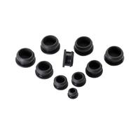 Bouchon de trou de seau en caoutchouc de Silicone, couvercle d'extrémité d'étanchéité 12.5-30mm 1/5/10/20 pièces(5PCS-A-13MM)