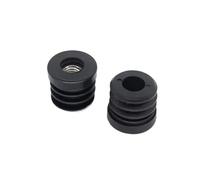 Bouchon De Trou D'écrou Rond M6 M8 M10, Bouchons Tuyau En Plastique Noir, Vis Réglable, Coussinet Pied, Couvercle Jambe Meuble, 2 Pièces/lot(25mm-M8)
